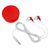 Earbuds In Round Plastic Case
