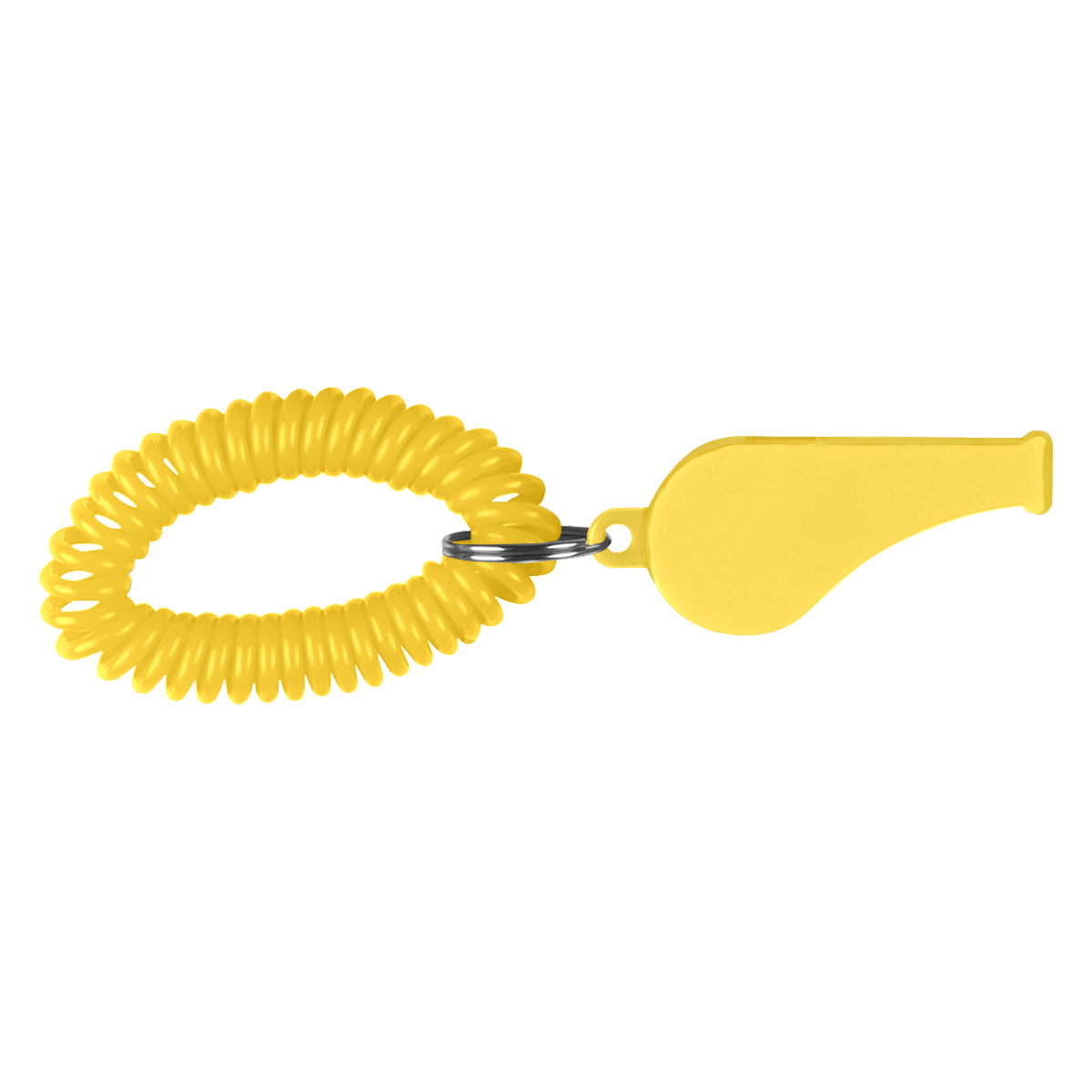 Whistle With Coil - Yellow