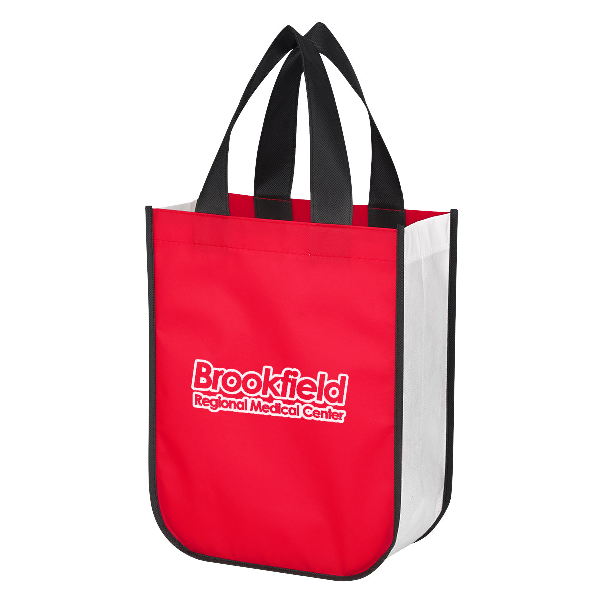 Non-Woven Shopper Tote Bag With 100% RPET Material