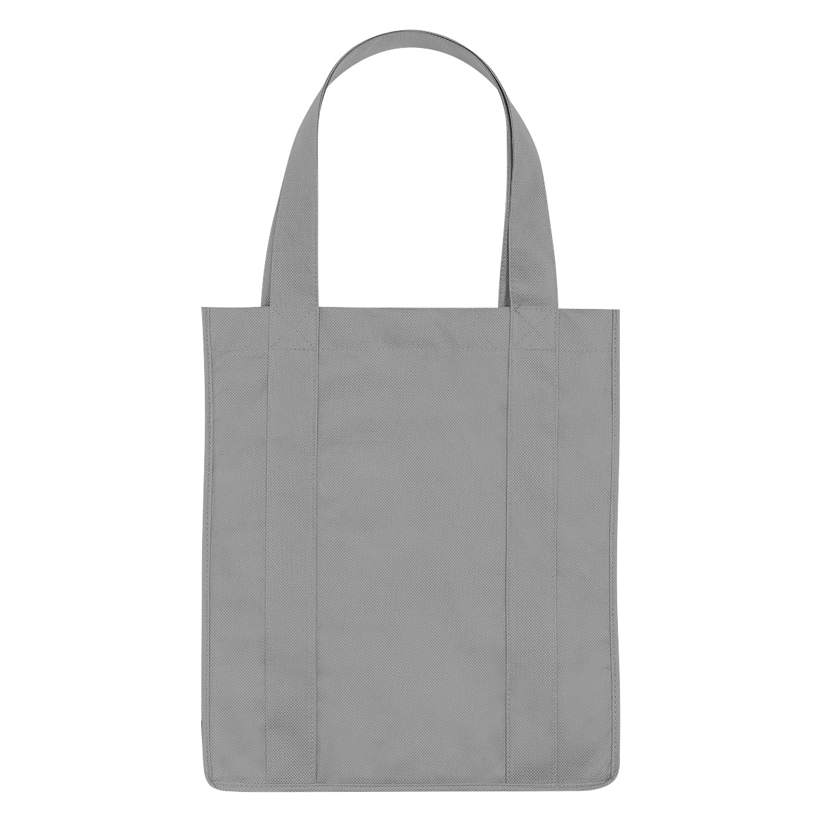 Non-Woven Shopper Tote Bag With 100% RPET Material - Gray