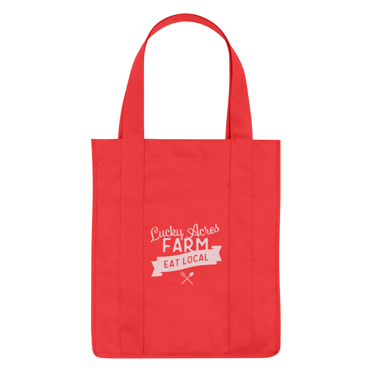 Non-Woven Shopper Tote Bag With 100% RPET Material