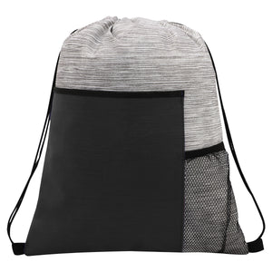 Portage Non-Woven Drawstring Bag - Black