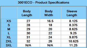 Bella + Canvas Unisex ECOmax T-Shirt - Specs