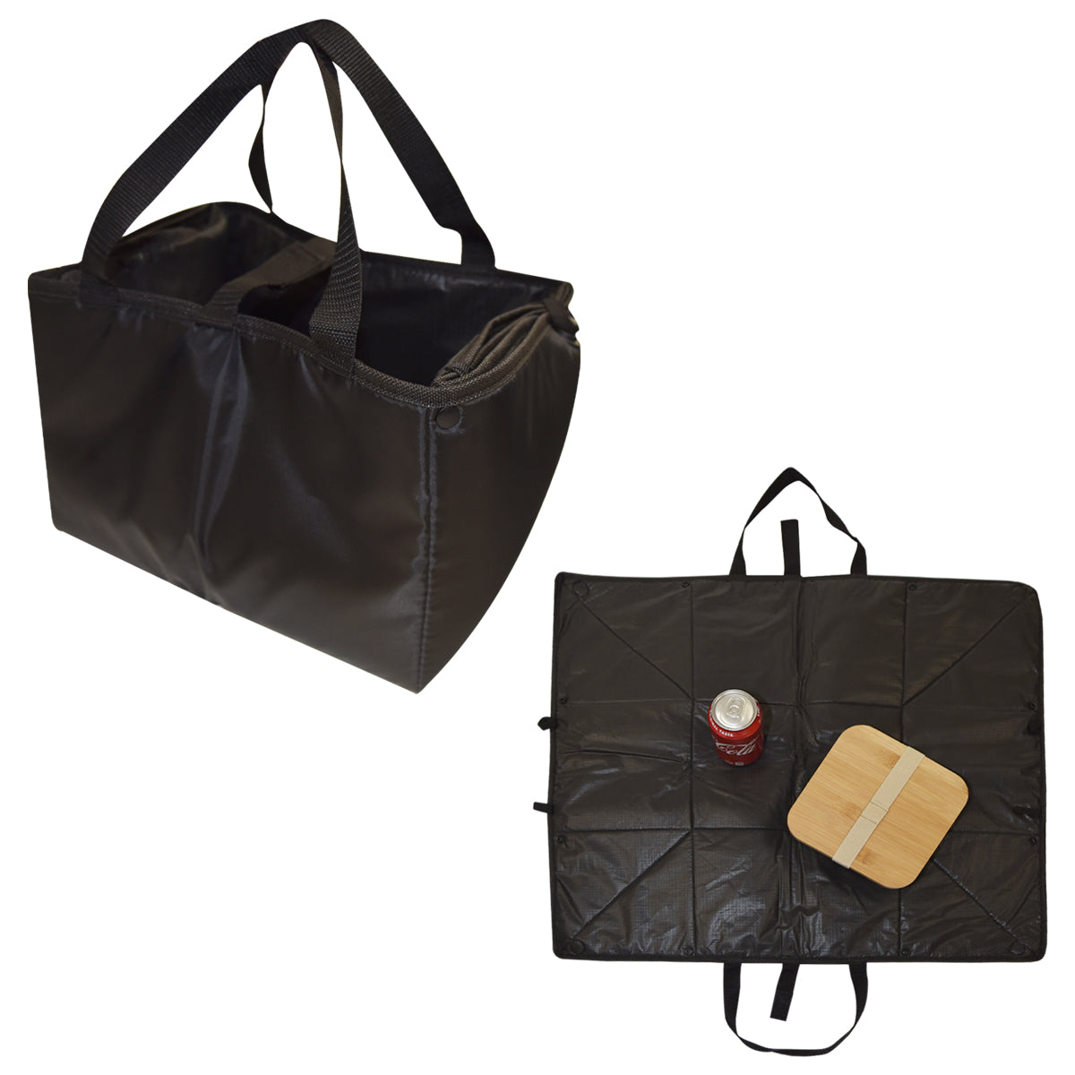 Hybrid Food Mat Tote Bag - Black