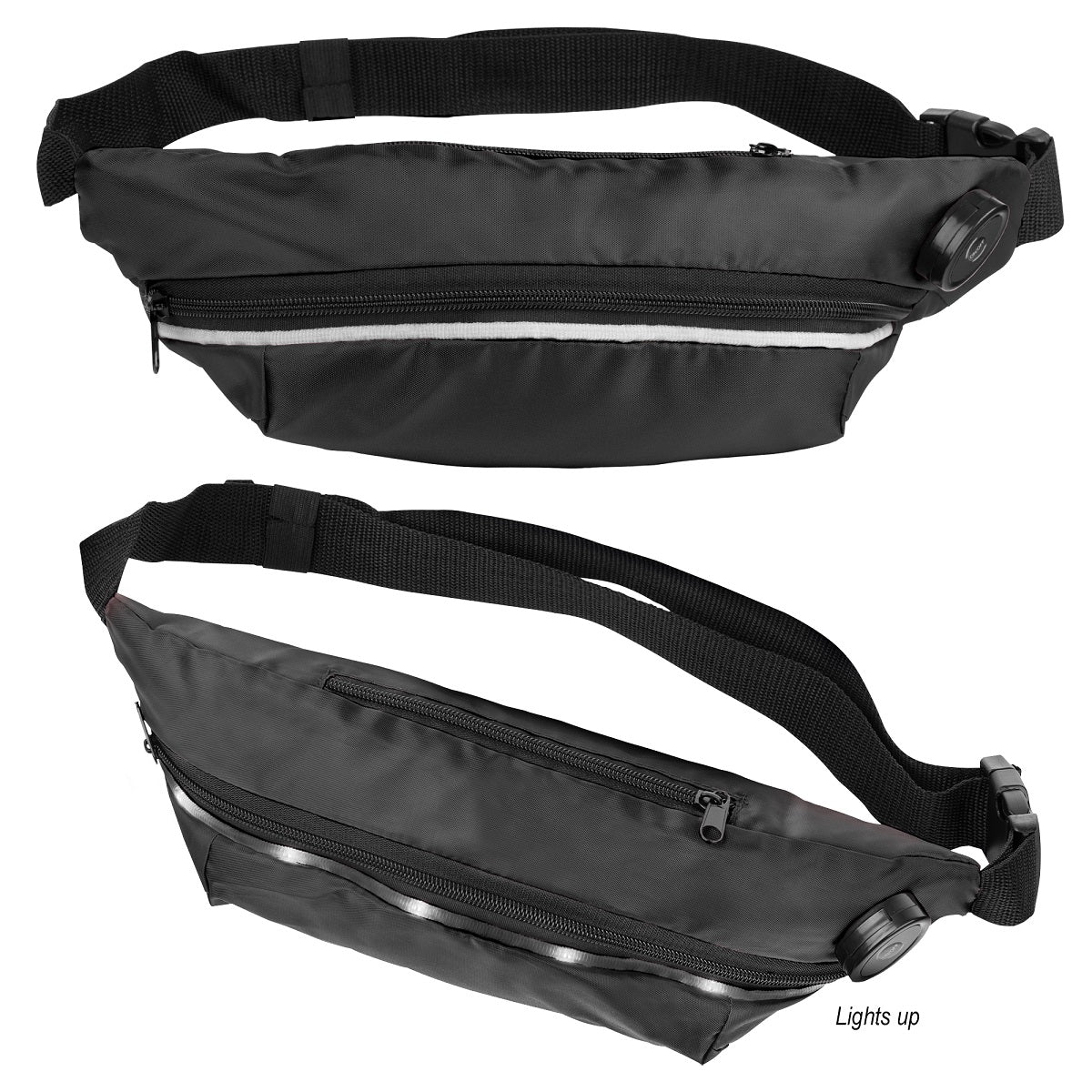 Trail Blazer Light Up Fanny Pack - Black