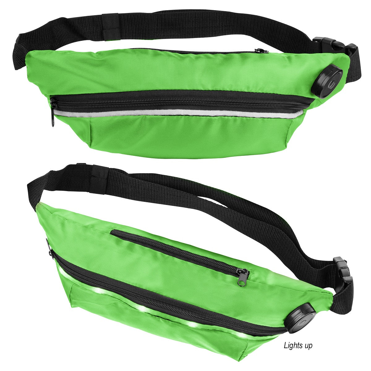Trail Blazer Light Up Fanny Pack - Lime