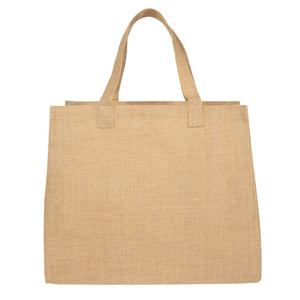 Juliet Jute Tote Bag - Natural