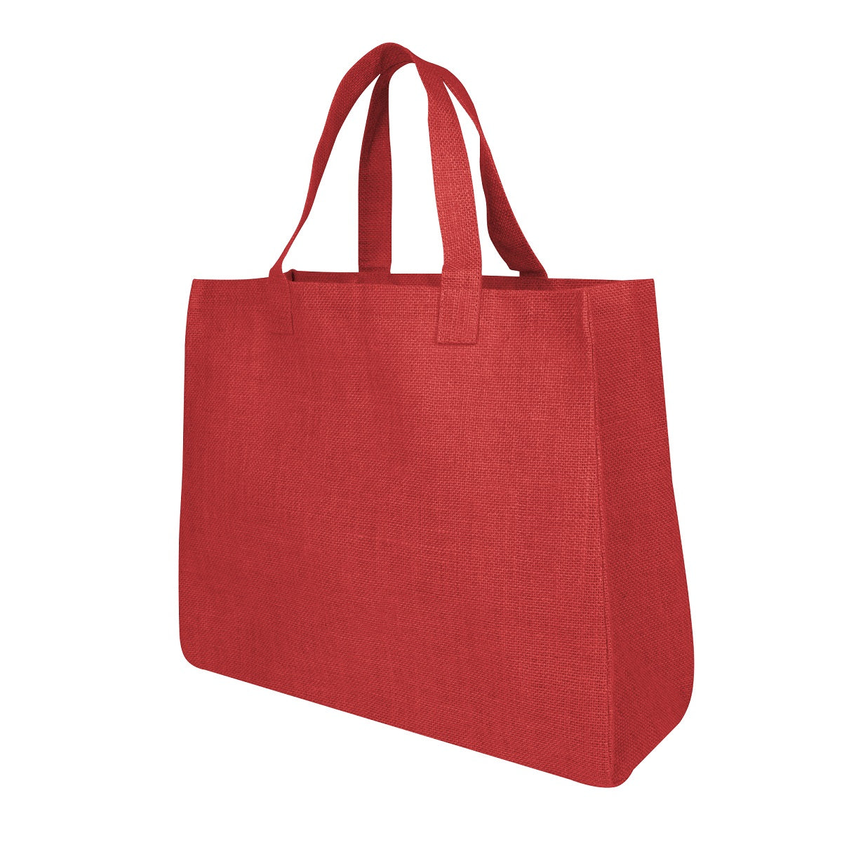 Juliet Jute Tote Bag - Red