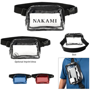 RPET Anywhere Clear Belt Bag