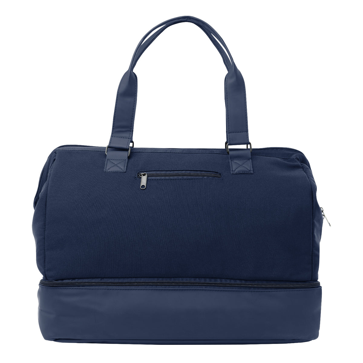 The Weekender Travel Bag With Drop Bottom - Navy Blue