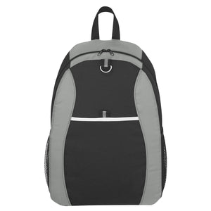 Sport Backpack - Gray With Black