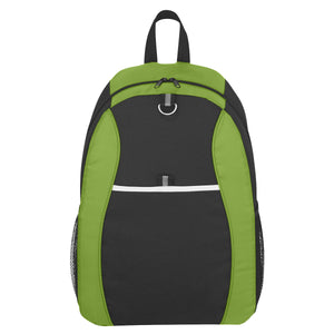 Sport Backpack - Lime With Black