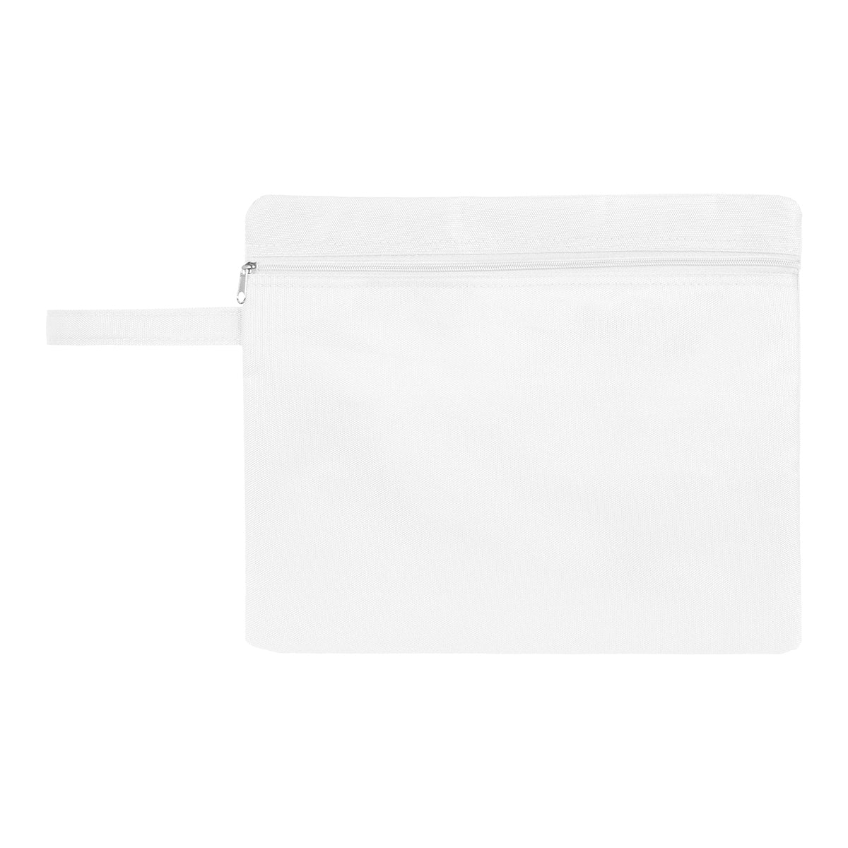 Utility RPET Wet/Dry Bag With Loop - Recycled White