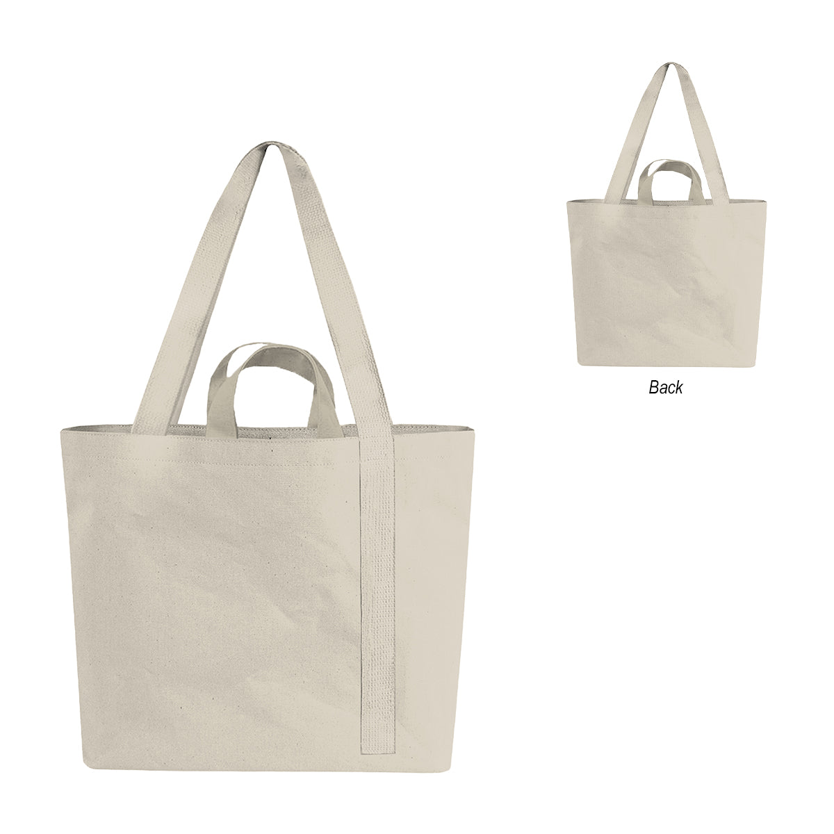 14 Oz. Recycled Mono-Strap Canvas Tote Bag