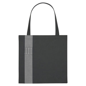 Non-Woven Colony Tote Bag - Black With Gray