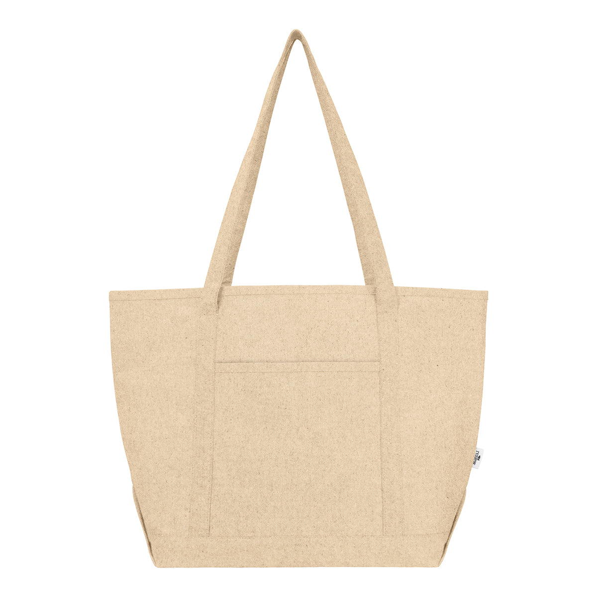 Arden 9 Oz. Recycled Cotton Starboard Tote Bag - Heathered Beige