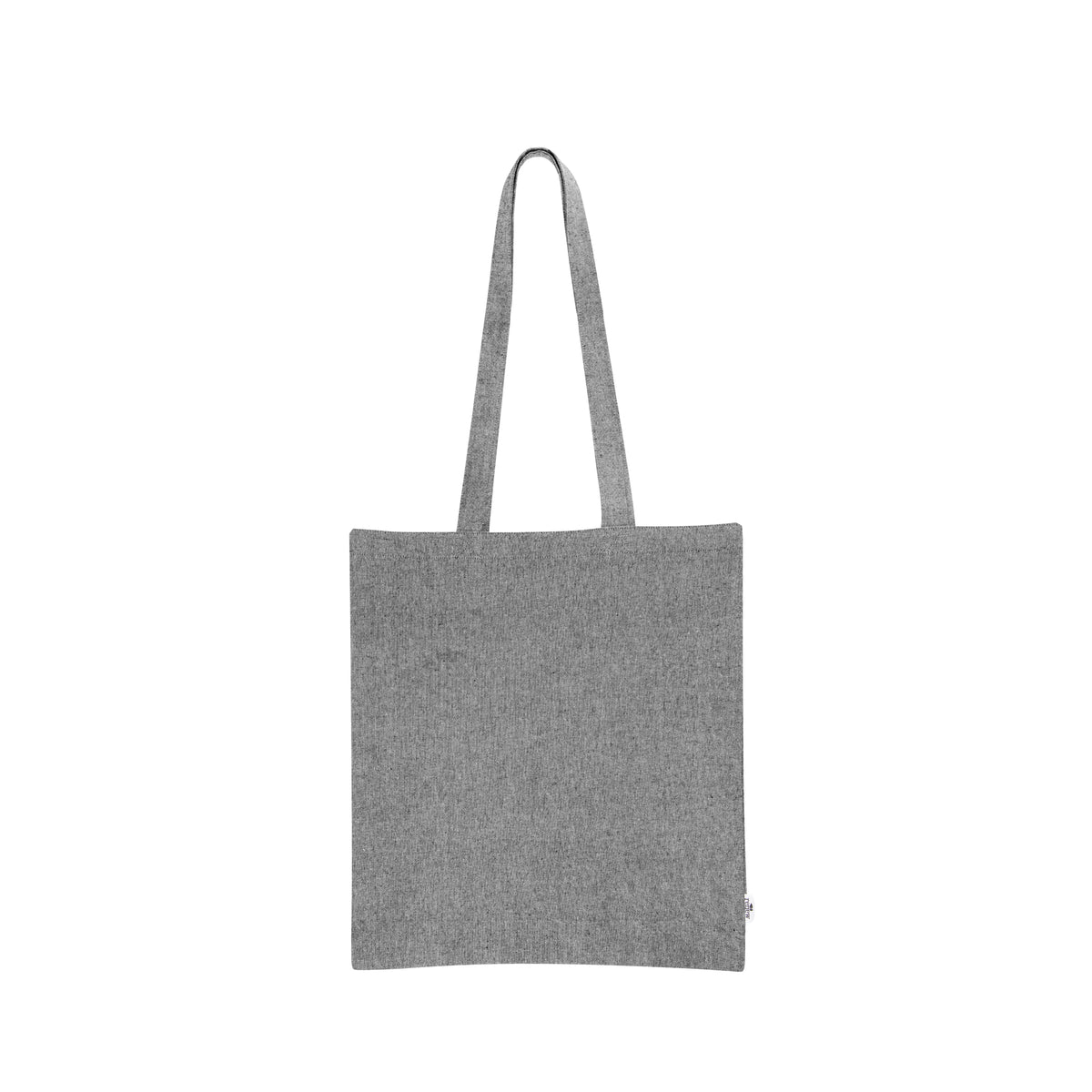 Arden 3 oz. Recycled Cotton Canvas Tote Bag - Heather Gray