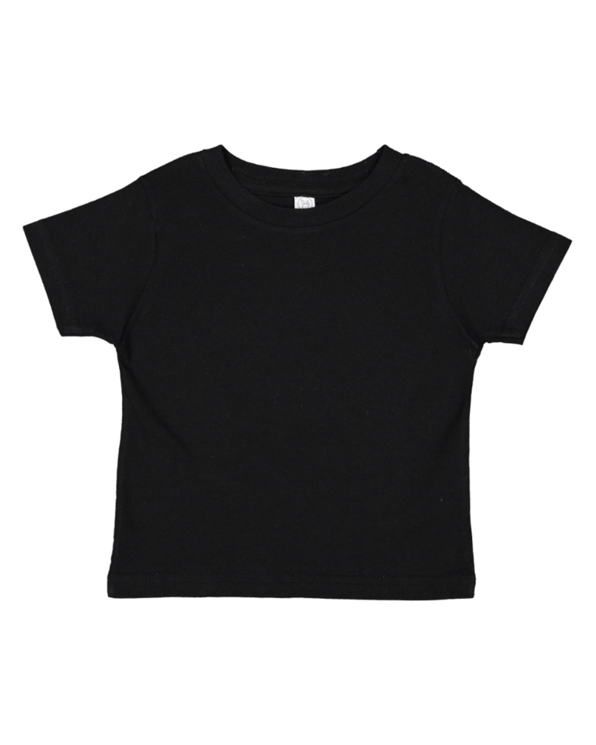 Rabbit Skins Toddler Fine Jersey Tee - Black