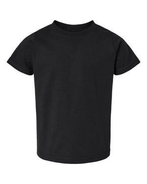 Rabbit Skins Toddler Fine Jersey Tee - Black