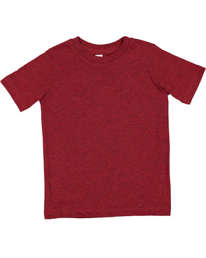 Rabbit Skins Toddler Fine Jersey T-Shirt - Cardinal Blackout