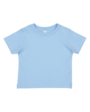 Rabbit Skins Toddler Fine Jersey T-Shirt - Light Blue