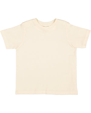 Rabbit Skins Toddler Fine Jersey T-Shirt - Natural