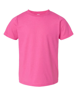Rabbit Skins Toddler Fine Jersey Tee - Raspberry