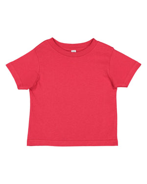 Rabbit Skins Toddler Fine Jersey T-Shirt - Red