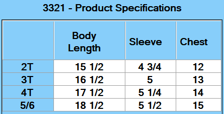 Rabbit Skins Toddler Fine Jersey Tee - Specs