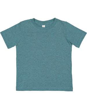Rabbit Skins Toddler Fine Jersey T-Shirt - Surf Blackout
