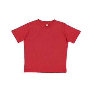 Rabbit Skins Toddler Fine Jersey T-Shirt - Vintage Red