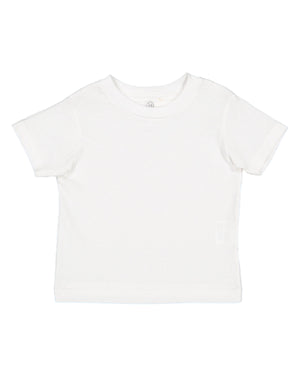 Rabbit Skins Toddler Fine Jersey T-Shirt - White