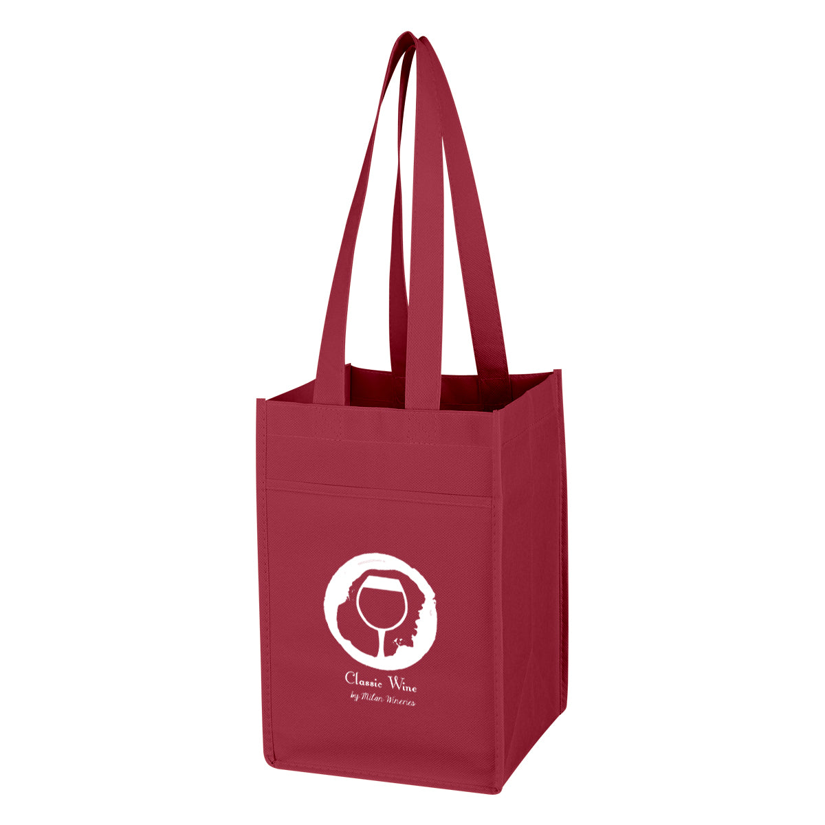 Non-Woven 4 Bottle Wine Tote