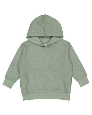 Rabbit Skins Toddler Pullover Fleece Hoodie - Bamboo Blackout