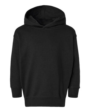 Rabbit Skins Toddler Pullover Fleece Hoodie - Black