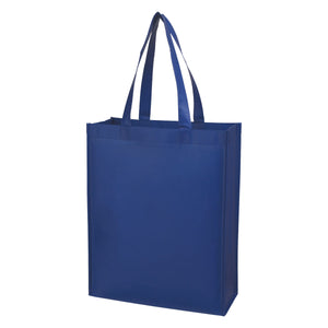 Matte Laminated Non-Woven Shopper Tote Bag - Royal Blue