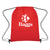 Wave Design Non-Woven Drawstring Bag