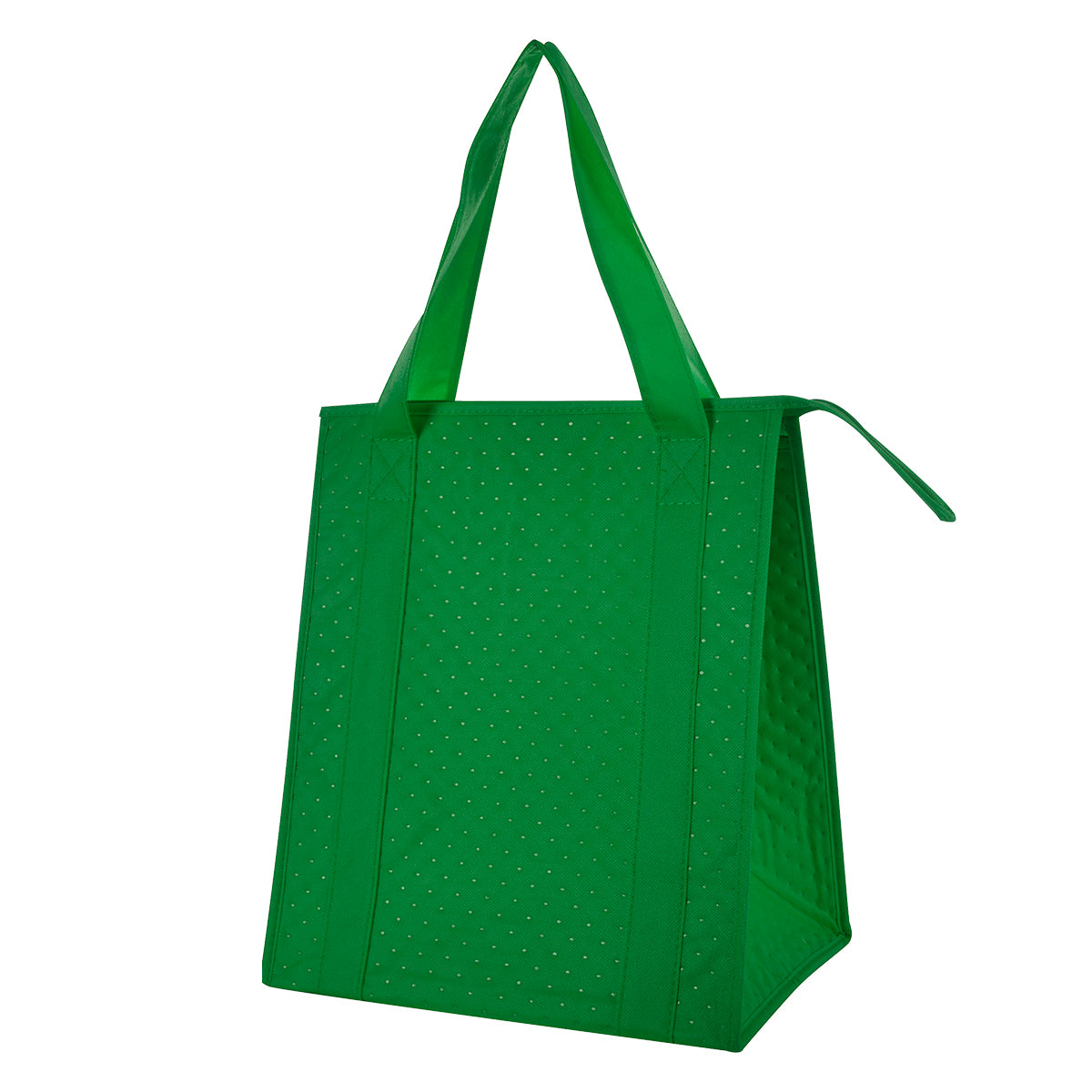 Dimples Non-Woven Cooler Tote Bag - Kelly Green