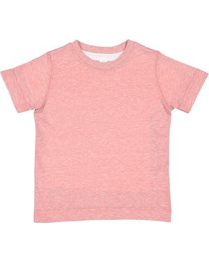 Rabbit Skins Toddler Harborside Melange Jersey T-Shirt - Mauvelous Mlange