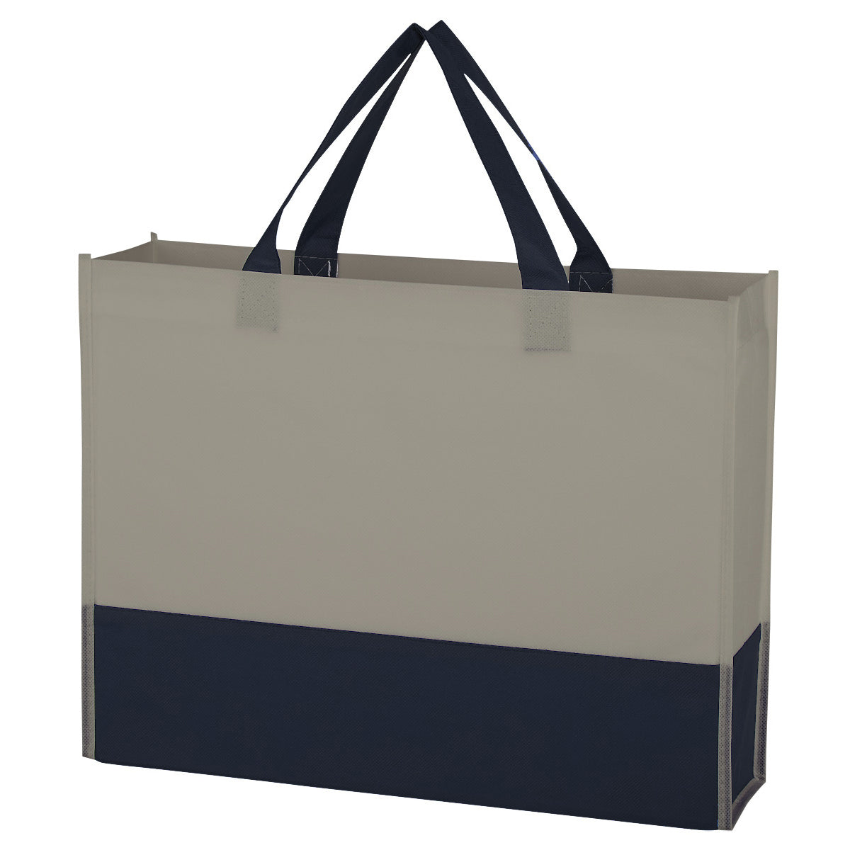 Raven Prism Recycled Non-Woven Tote Bag - Gray With Black