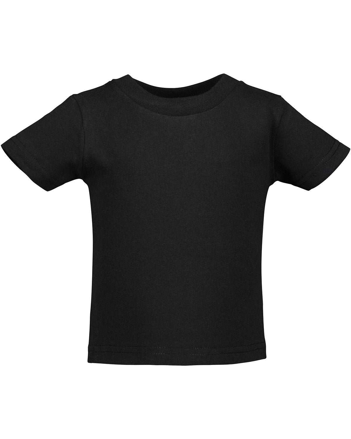 Rabbit Skins Infant Cotton Jersey T-Shirt - Black
