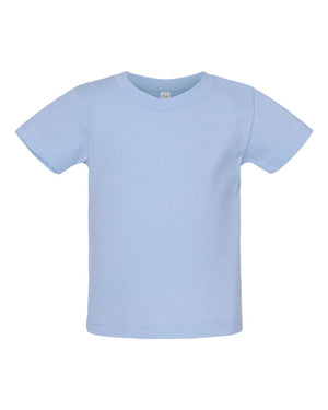 Rabbit Skins Infant Cotton Jersey T-Shirt - Light Blue