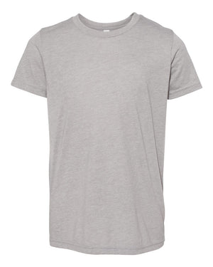 BELLA + CANVAS Youth Triblend Short-Sleeve T-Shirt - Athletic Grey Triblend