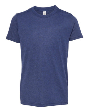 BELLA + CANVAS Youth Triblend Short-Sleeve T-Shirt - Navy Triblend