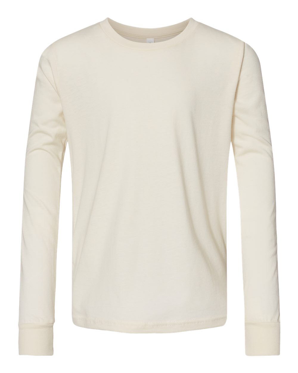 BELLA + CANVAS Youth Jersey Long-Sleeve T-Shirt - Natural