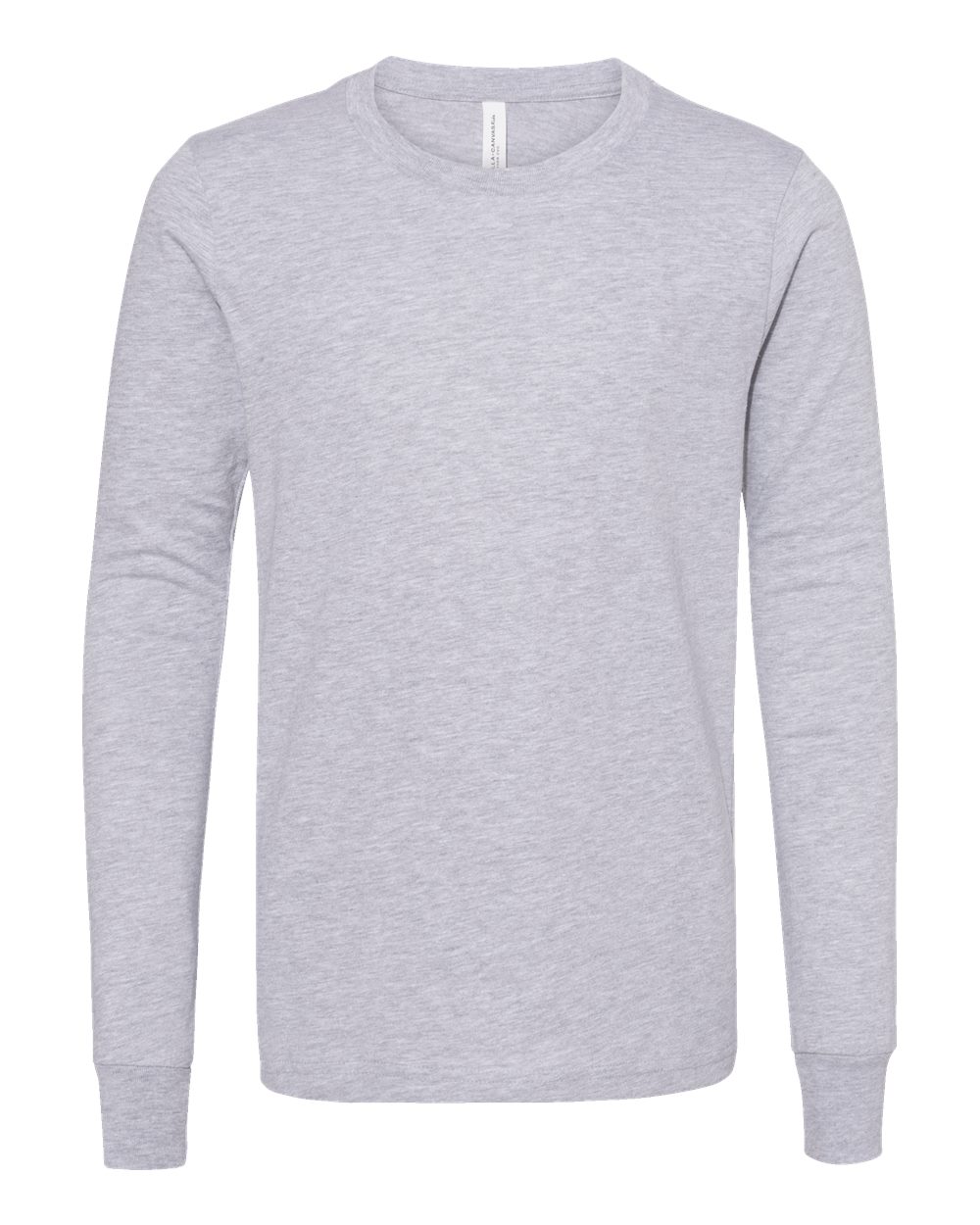 BELLA + CANVAS Youth Heather CVC Long-Sleeve T-Shirt - Athletic Heather
