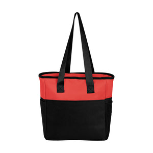 rPET Sydney 12 Can Cooler Tote Bag - Red With Black