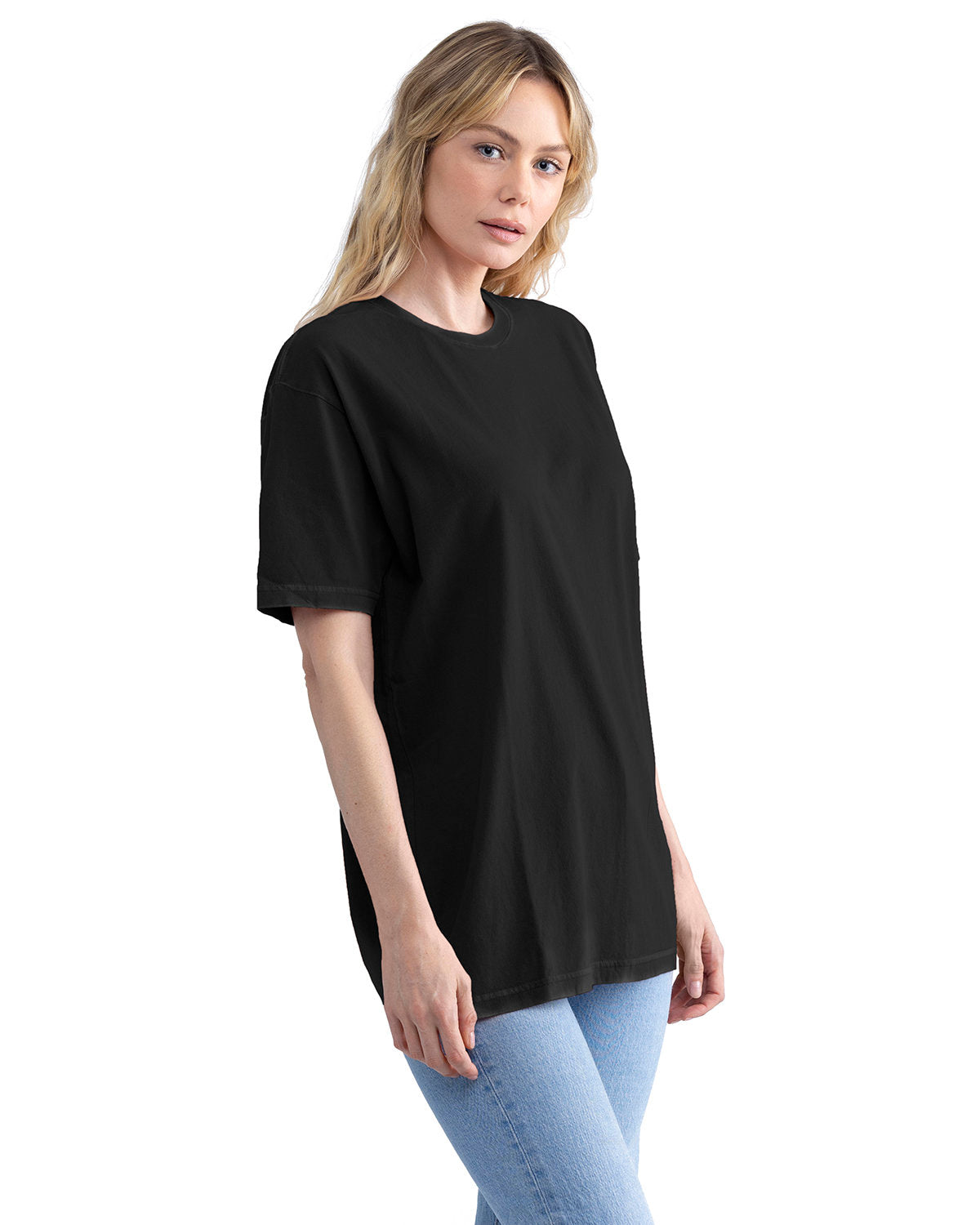 Next Level Apparel Unisex Soft Wash T-Shirt - Side