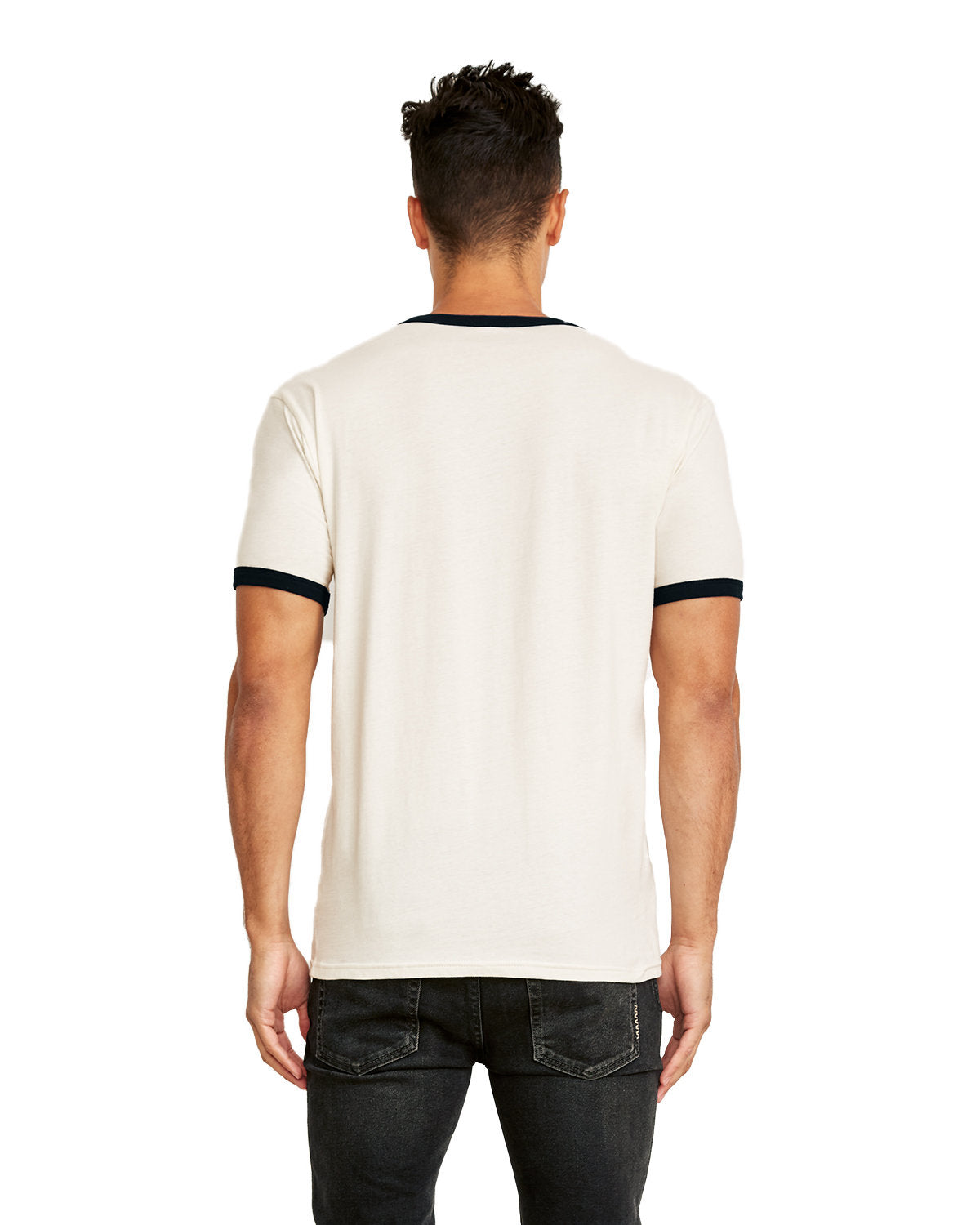 Next Level Apparel Unisex Ringer T-Shirt - Back