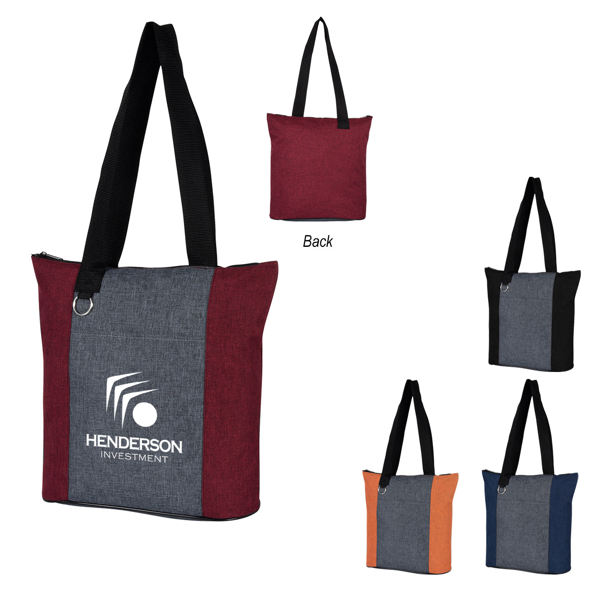 HEATHERED FUN TOTE BAG